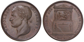 Medaglia Monumento in onore del gen.le Desaix. D/ Testa laureata a sx di Napoleone. Ai lati: NAPOLEON - EMPEREUR. Sotto il collo: DENON DIR. DROZ FECI...
