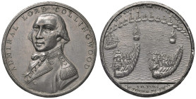 Medaglia Omaggio all’ammiraglio Collingwood, partecipe alla battaglia di Trafalgar. D/ Busto in uniforme di tre quarti a sx. ADMIRAL LORD COLLINGWOOD ...