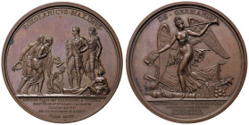 Medaglia Deputazione dei sindaci di Parigi nella Reggia di Schoenbrunn. Come la precedente - Opus: Galle e Brenet - Bramsen 454 - AE (g 116 - Ø 68 mm)...