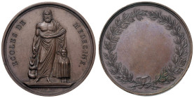 Medaglia Istituzione napoleonica delle scuole di Medicina. D/ come Bramsen n. 467 R/ - R/ Campo liscio in corona di alloro - Opus: Jouannin - Bramsen ...