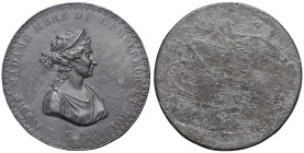 Medaglia Madame-Mère. Circolarmente: S.A. JMP. MADAME MÈRE DE L’EMPEREUR ET ROI. In basso: NÉE LE 24 AOUT 1750. Busto a dx di Letizia Ramolino con dia...