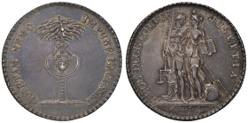 Medaglia Avvocati di Lione. D/ LEGE DUCE COMITE JUSTITIA. La Giustizia e la Legge in piedi. Esergo: MERCIÉ A LYON - R/ QUIETAM NEMO IMPUNE LACESSET. U...