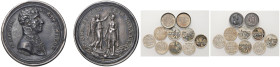 Medaglia 1814 Il feldmaresciallo principe di Wrede rappresentante della Baviera al Congresso di Vienna. D/ F : MRSCH : FÜRST V. WREDE Busto in uniform...