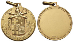 Esercito Italiano Medaglia senza data 17° Reggimento Artiglieria cal, col motto: CON FORZA ED ARDIMENTO - Autore non indicato - AU 750 (g 7,45 - Ø 21,...
