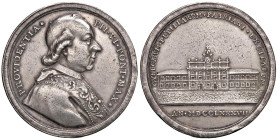 Pio VI (1775-1799) Medaglia 1787 costruzione del Collegio Femminile di Fabriano - Opus: G. Hamerani - Patr. 59; Bart. 787; Mazio 527 AG (g 25,68 - 40 ...