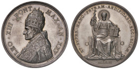Leone XIII (1878-1903) Medaglia 1902 A. XXV Anniversario del 25mo anno di pontificato - Opus: F. Bianchi - Bartolotti E902 nota - Modesti 381 - Rara m...