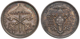 Sede Vacante (1922) Medaglia a nome del cardinal camerlengo Pietro Gasparri - Opus: Mistruzzi - Boccia 114 AG (g 25,05 - Ø 39 mm) Minimi colpetti al b...