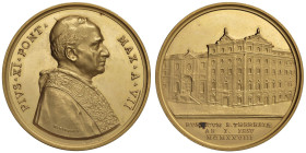Pio XI (1922-1939) Medaglia 1928 A. VII Per l'istituzione del Collegio Russo - Opus: Aurelio Mistruzzi - Bartolotti E928 - Molto molto rara - AU (g 58...