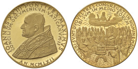 Giovanni XXIII (1958-1963) Medaglia 1962 Concilio Ecumenico Vaticano II - Opus Giampaoli AU (g 34,91 marcato 900 - Ø 40 mm)

Status: FS