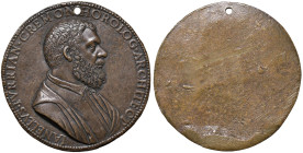 CREMONA Giannello della Torre (1500-1585) Medaglia uniface fusa senza data All' Ingegnere e orologiaio al servizio dell'Imperatore Carlo V - Opus: Jac...