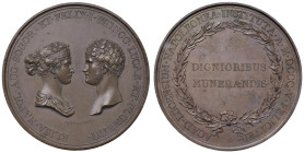 LUCCA E PIOMBINO Elisa Bonaparte e Felice Baciocchi (1805-1814) Medaglia 1805 Premio delle Belle Arti, Accademia di Lucca - Opus: Santarelli - Turricc...