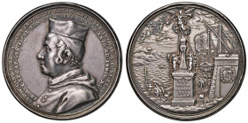 MESSINA Ludovico Portocarrero, vicerè di Sicilia (1629-1709) Medaglia 1678 per la fine della rivolta a Messina - Opus: Hamerani - Miselli 109; Sicilia...