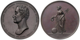 MEDAGLIE ESTERE AUSTRIA Klement von Metternich (1773-1859) Medaglia 1834 Venticinquesimo anniversario dell'attività di statista - Opus: Francesco Puti...