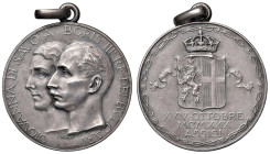 BULGARIA Medaglia 1930 Nozze tra Boris III di Bulgaria e Giovanna di Savoia, matrimonio ad Assisi - Opus: E. Monti, emissione degli stabilimenti S. Jo...