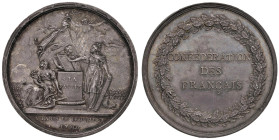 FRANCIA Constituzione Medaglia 1790 Confederazione dei Francesi il 14 Luglio 1790 a Parigi - Opus: N.Marie Gatteaux - Molto rara in argento in questa ...