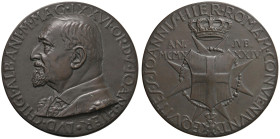 MALTA Card. Ludovico Chigi-Albani della Rovere Medaglia 1925 Giubileo 1925 il Gran Maestro dell'Ordine di Malta - Opus: Giampaoli - Rara medaglia da f...