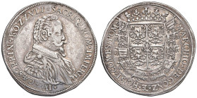 BOZZOLO Giulio Cesare Gonzaga (1593-1609) Ducatone - MIR 28 (indicato R/5 senza alcuna valutazione); Bellesia 4 (un solo esemplare conosciuto conserva...
