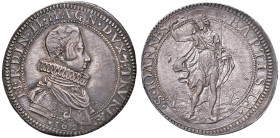 FIRENZE Ferdinando II de' Medici (1621-1670) Piastra 1628 - MIR 290/6 AG (g 32,18) R Bella patina riposata

Status: SPL