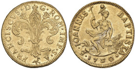 FIRENZE Francesco II di Lorena (1737-1765) Ruspone 1750 - MIR 359/4 AU (g. 10,43) RRRRR

Status: SPL