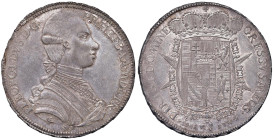 FIRENZE Pietro Leopoldo (1765-1790) Francescone 1784 - MIR 384/1 AG (g 27,25) Splendida patina delicata di vecchia raccolta

Status: qFDC/FDC