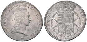FIRENZE Ferdinando III (1790-1801) Francescone 1799 - MIR 405/8 AG (g 27,08) R Minimi segnetti al D/ ma comunque esemplare di altissima qualità dai ri...