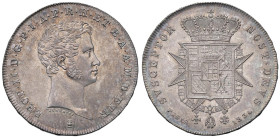 FIRENZE Leopoldo II (1824-1859) Mezzo francescone 1834 - MIR 451 AG (g 13,69 RR Conservazione eccezionale con una delicata patina

Status: FDC