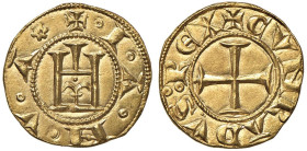 GENOVA Repubblica (1139-13390) Genovino con rosetta alla fine della leggenda del D/ - MIR 5 AU (g 3,52) R Esemplare eccezionale!

Status: FDC