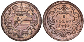 GORIZIA Maria Teresa (1740-1780 ) Soldo 1741 - CU (g 2,95) R Rame rosso.

Status: FDC