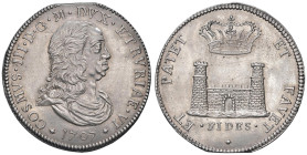 LIVORNO Cosimo III (1670-1723) Tollero 1707 - MIR 65 AG (g 27,11) Lavata in modo da renderla brillante, ma comunque conservazione eccezionale

Statu...