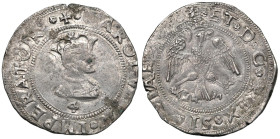 MESSINA Carlo V (1516-1556) 4 Tarì 1555 (?) - MIR 287 AG (g 11,50) Piccole incrostazioni. Bella patina riposata

Status: BB-SPL
