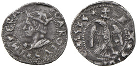 MESSINA Carlo V (1516-1556) Tarì 1535 I P - MIR 277/7 AG (g 2,85)

Status: BB/BB+