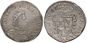 MILANO Filippo III (1598-1621) Ducatone 1608 (data non visibile) - MIR 340/8 AG (g 31,70)

Status: BB