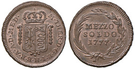 MILANO Maria Teresa (1740-1780) Mezzo soldo 1777 - MIR 441/2 CU (g 4,50) Conservazione eccezionale.

Status: FDC