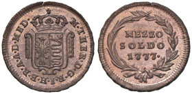 MILANO Maria Teresa (1740-1780) Mezzo soldo 1777 - MIR 441/2 CU (g 4,04) Rame rosso. Conservazione eccezionale.

Status: FDC