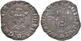 NAPOLI Alfonso I d'Aragona (1442-1458) Reale o Grossone - MIR 57 AG (g 2,86) R Bellissimo ritratto. Tondello irregolare

Status: SPL