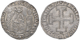 NAPOLI Ferdinando I d'Aragona (1458-1494) Coronato con croce non rigata e sigla M sotto la croce - MIR 66/1 AG (g 3,99)

Status: BB-SPL