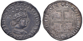 NAPOLI Ferdinando I d'Aragona (1458-1494) Coronato - MIR 67 AG (g 3,90) Minime traccie da pulizia. Bella patina

Status: BB-SPL
