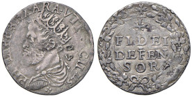 NAPOLI Filippo II (1554-1598) Carlino 157Z GR/VP- Magliocca 72/3 AG (g 2,99) RR Schiacciature marginali

Status: BB