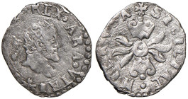 NAPOLI Filippo II 1554-1598) Mezzo carlino sigla IAF / CI - Magliocca 88 AG (g 1,27)

Status: BB+