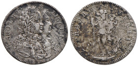 NAPOLI Carlo VI (1711-1734) Tarì 1716 - Magliocca (edizione 2025) 94 AG (g 4,33) Macchie e graffietti di conio

Status: BB+