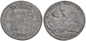 NAPOLI Carlo di Borbone (1734-1759) Mezza piastra 1748 - Magliocca (edizione 2025) 149 variante (non è segnalato il bordo liscio come invece presenta ...