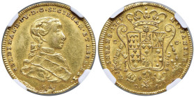 NAPOLI Ferdinando IV (1759-1799) 4 Ducati 1761 I A - Magliocca (edizione 2025) 221 AU R In slab NGC MS 62 cod. 6633917-005

Status: MS 62