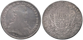 NAPOLI Ferdinando IV (1759-1799) Piastra 1767 - Magliocca (edizione 2025) 239 AG (g 24,75) R Una leggera tosatura ha tolto i rilievi sul taglio di que...