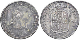 NAPOLI Ferdinando IV (1759-1799) Mezza piastra 1792 - Magliocca (edizione 2025) 267a AG (g 13,64) R

Status: BB+
