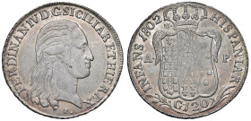 NAPOLI Ferdinando IV (1799-1805) Piastra 1802 - Magliocca (edizione 2025) 379 (indicato R/3) AG (g 27,50) RRR Bella patina delicata

Status: BB+