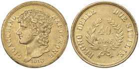 NAPOLI Gioacchino Murat (1806-1815) 40 Lire 1813 - Magliocca (edizione 2025) 414 AU (g 12,80)

Status: BB