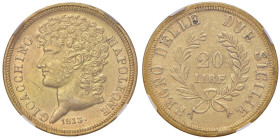 NAPOLI Gioacchino Murat (1806-1815) 20 Lire 1813 - Magliocca (edizione 2025) 415 AU R In slab NGC AU 58 cod. 6632615-035

Status: AU 58