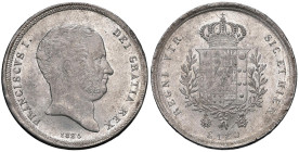 NAPOLI Francesco I (1825-1830) Piastra 1825 - Magliocca (edizione 2025) 467; Nomisma 838 AG (g 27,56) Buona lucentezza dei fondi, e bella e delicata p...