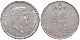 NAPOLI Ferdinando II (1830-1859) Piastra 1840 - Magliocca (edizione 2025) 548 AG Sigillata SPL da Ruggiero Lupo

Status: SPL
