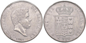 NAPOLI Ferdinando II (1830-1859) Piastra 1845 - Magliocca (edizione 2025) 553 AG Sigillata BB+/SPL da Christian Andriani

Status: BB+/SPL